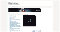 Desktop Screenshot of mswordhelp.com